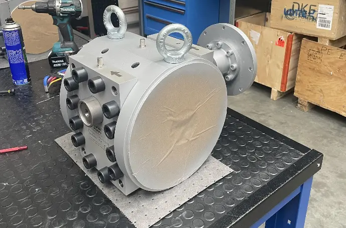 Alpine gear pump, shaft sealing